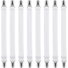 8x Verstellbare Betttuchspanner für Bettlaken & Co.