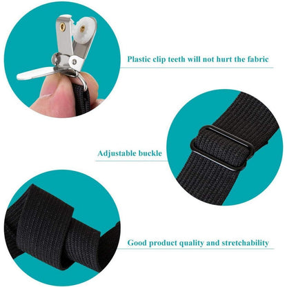 4x Bettlakenspanner Verstellbar – Für Bett, Sofa & Bügelbrett