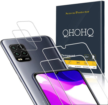Schutzfolie Xiaomi Mi 10 Lite 5G 2x Kamera Schutzfolie 9H Härte HD