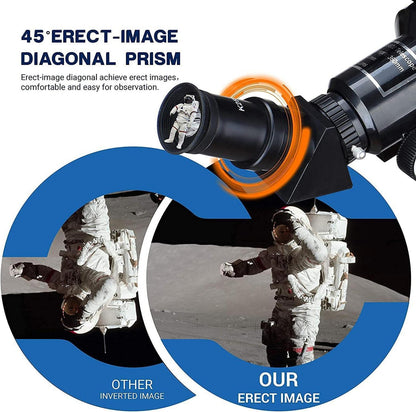 Teleskop für Kinder und Einsteiger 70MM mit Stativ Astronomie 70/360