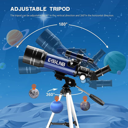 Teleskop für Kinder Einsteiger 70MM Astronomie Stativ 70/360 Ohne