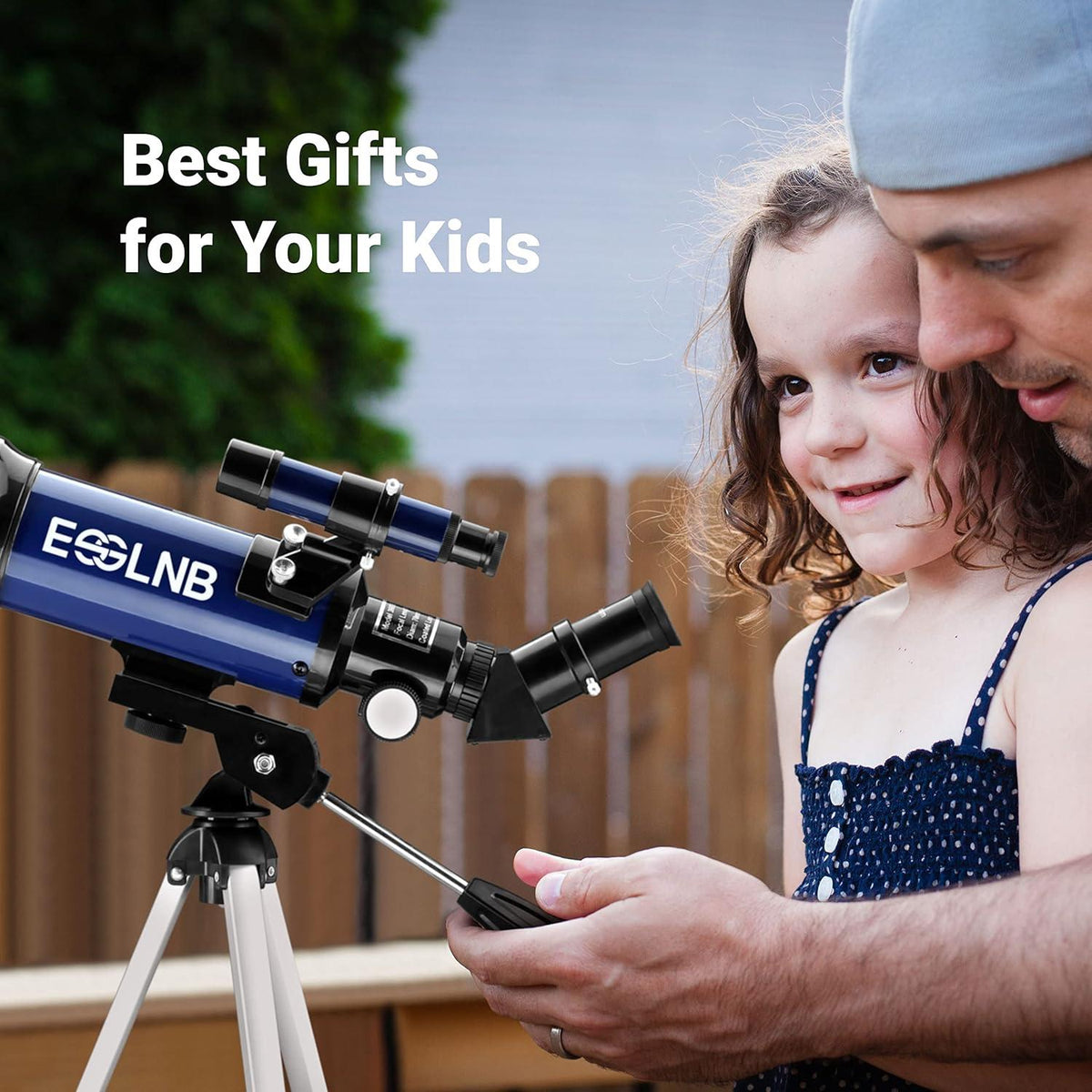 Teleskop für Kinder Einsteiger 70MM Astronomie mit Stativ 360mm Brennweite