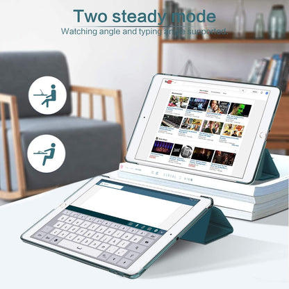 EasyAcc iPad Air 2 Hülle Ultra Dünn Matt Rückseite Abdeckung Blau