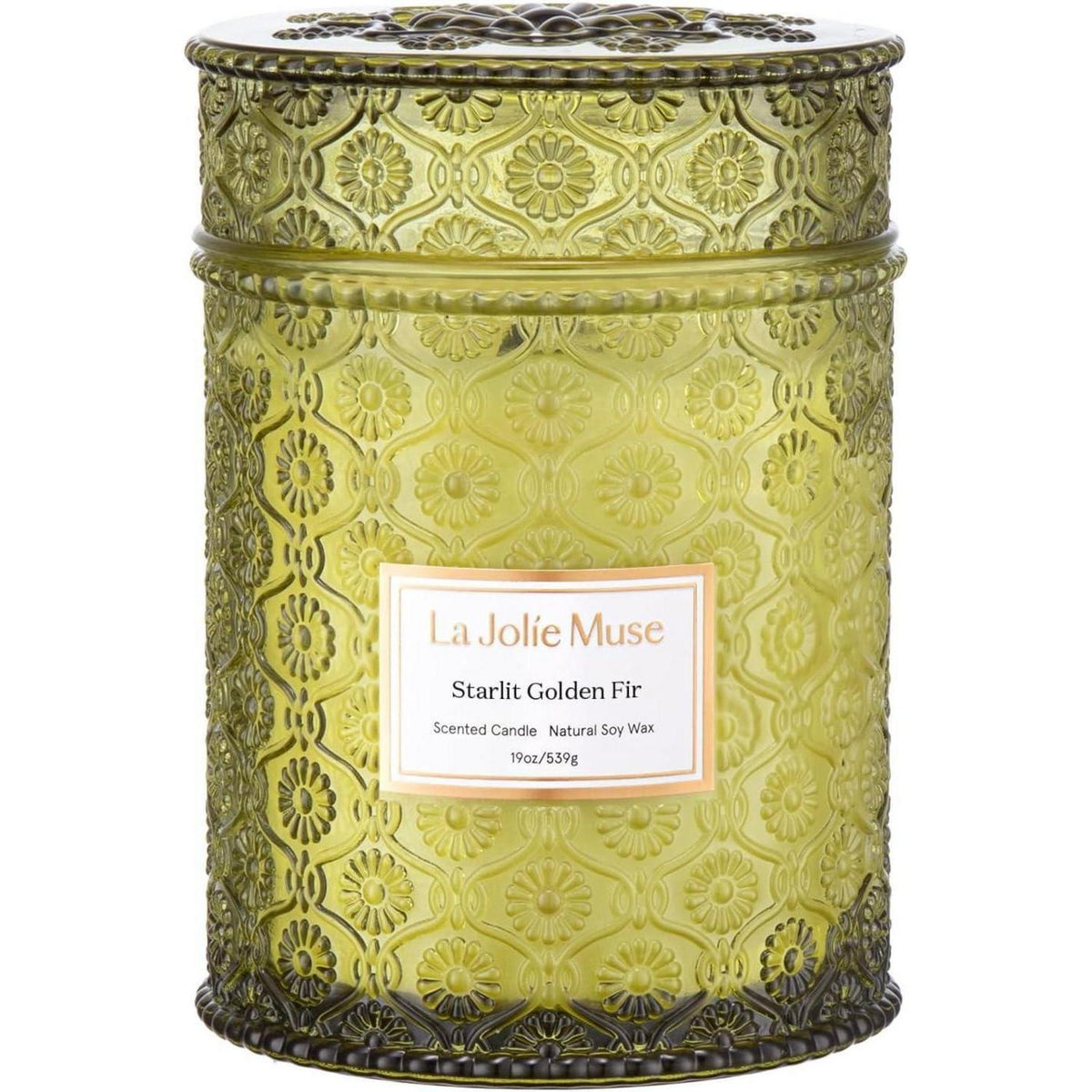 Duftkerze Starlit Golden Fir mit Holzdocht, 90h Brenndauer