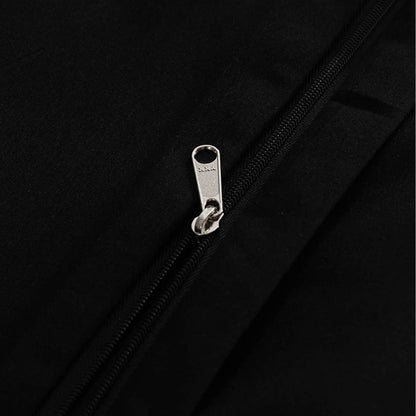 Bettwäsche Set 220x240 cm Schwarz Mikrofaser 110g/m² 2