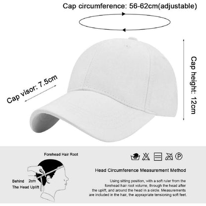 Baseball Cap Unisex – Verstellbare Retro Basecap für Herren & Damen
