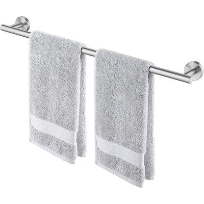 Edelstahl Handtuchhalter 70cm gebürstet, rostfrei, Wandmontage