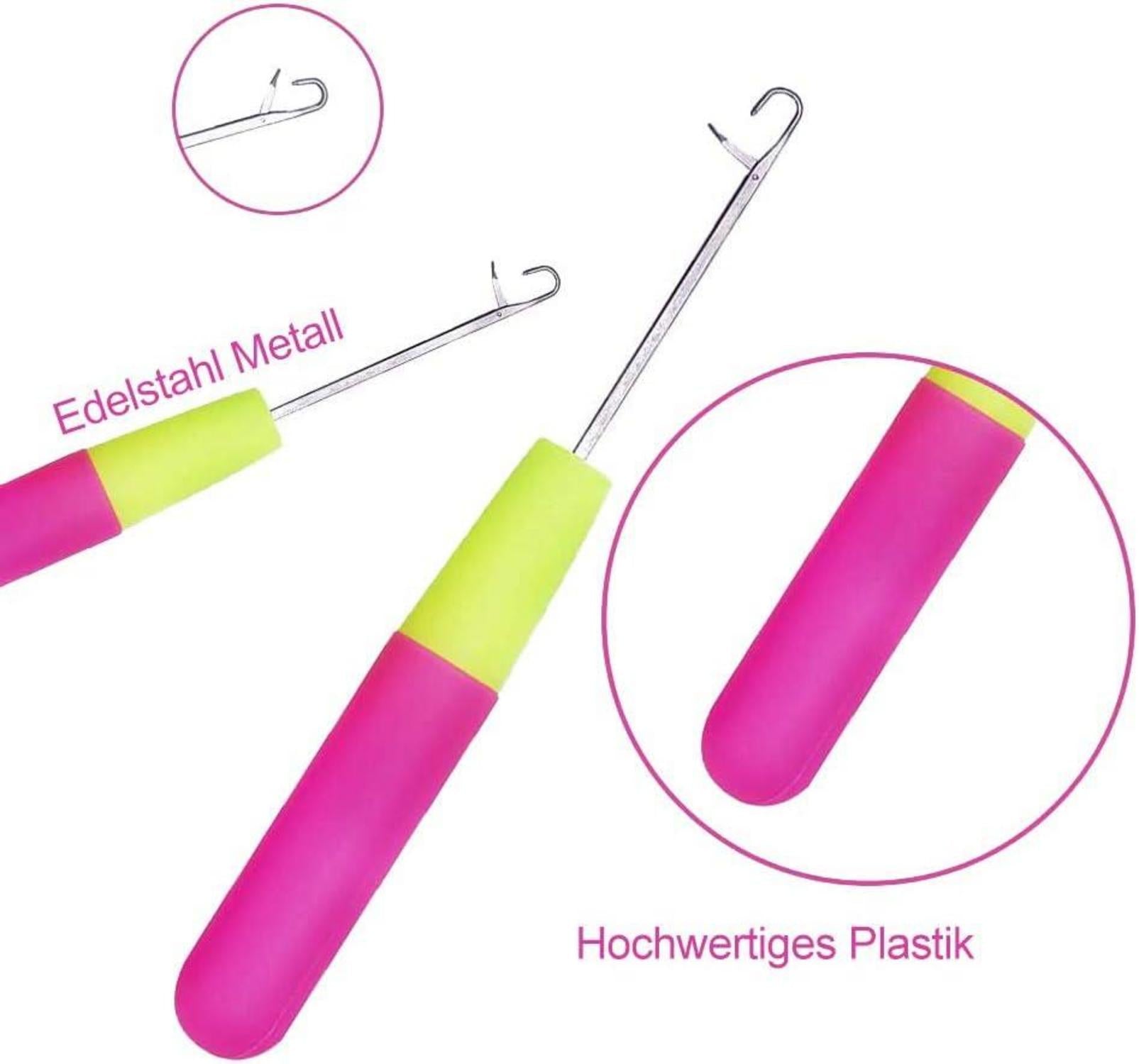 Latch Hook Kit Häkelnadel Set Microring Nadel 5 Stücke