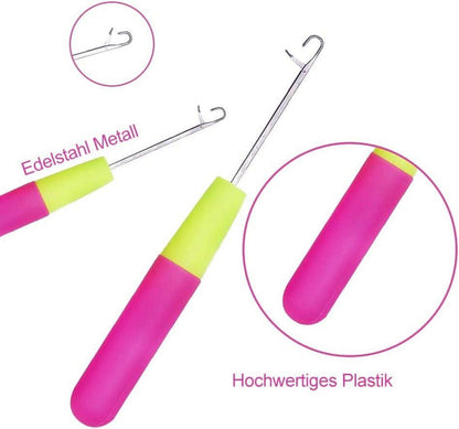 Latch Hook Kit Häkelnadel Set Microring Nadel 5 Stücke