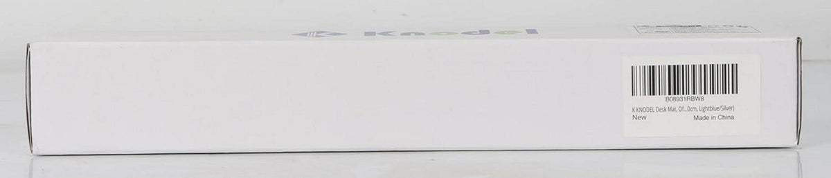 Knodel Upgrade Schreibtischunterlage PVC-Leder 60x35cm Hellblau/Silber