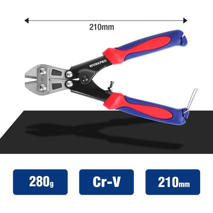 Bolzenschneider 210mm CR-MO Gummigriff Schloss Ø2,3mm Mini