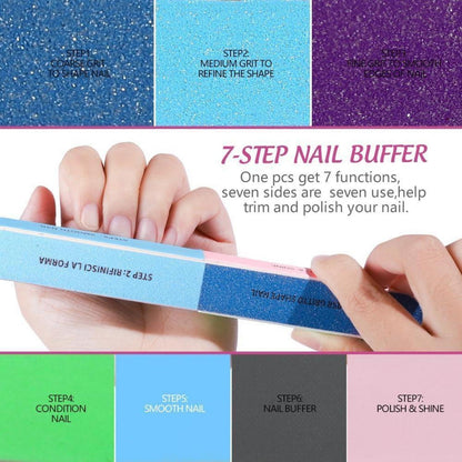 Nagelfeilen Set 20 Stücke Professionelle Buffer 100/180
