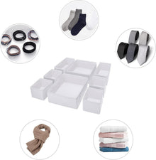 Faltbare Aufbewahrungsboxen Organizer Set für Kleiderschrank