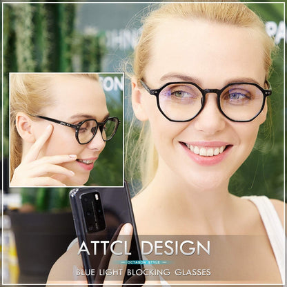 ATTCL Damen Blaulichtfilter Brille PC TV Handy Blockieren