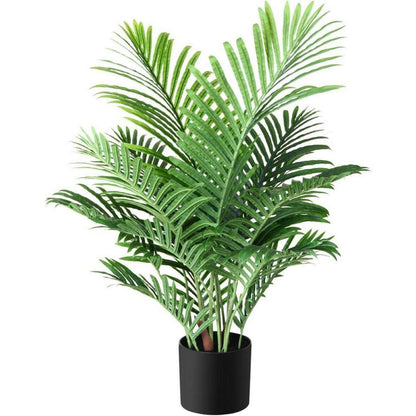 Kunstpalme Areca 90cm grün Künstliche Pflanze im Topf Fake