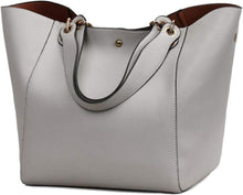 Damen PU-Leder Vintage Shopper HandtascheEimer Hobo-Tasche