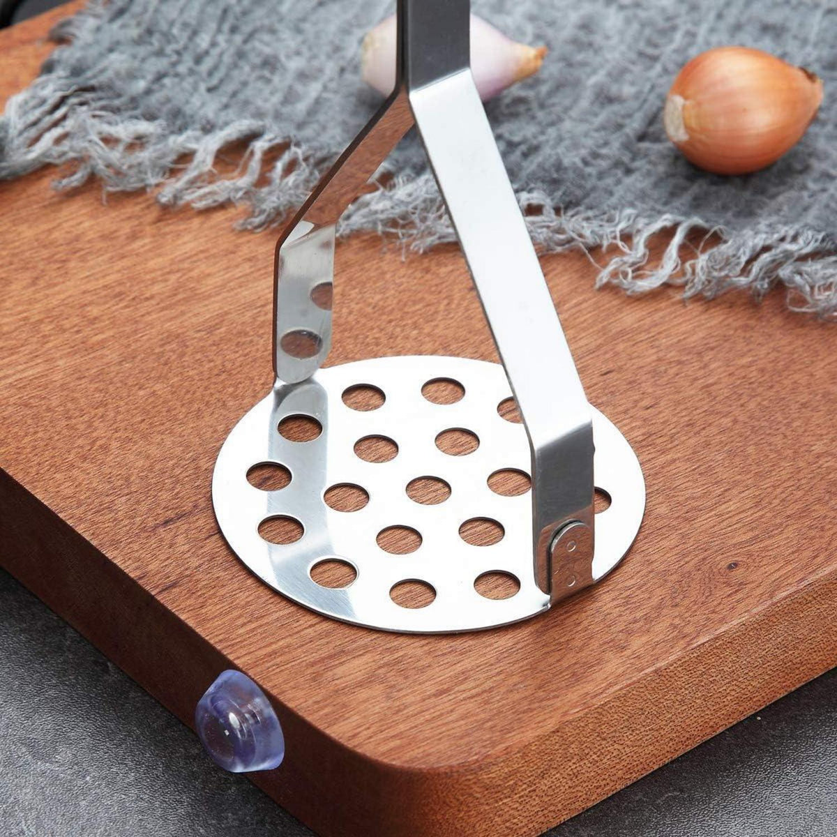 Edelstahl Kartoffelstampfer Hochleistungs-Metall Ricer spülmaschinenfest