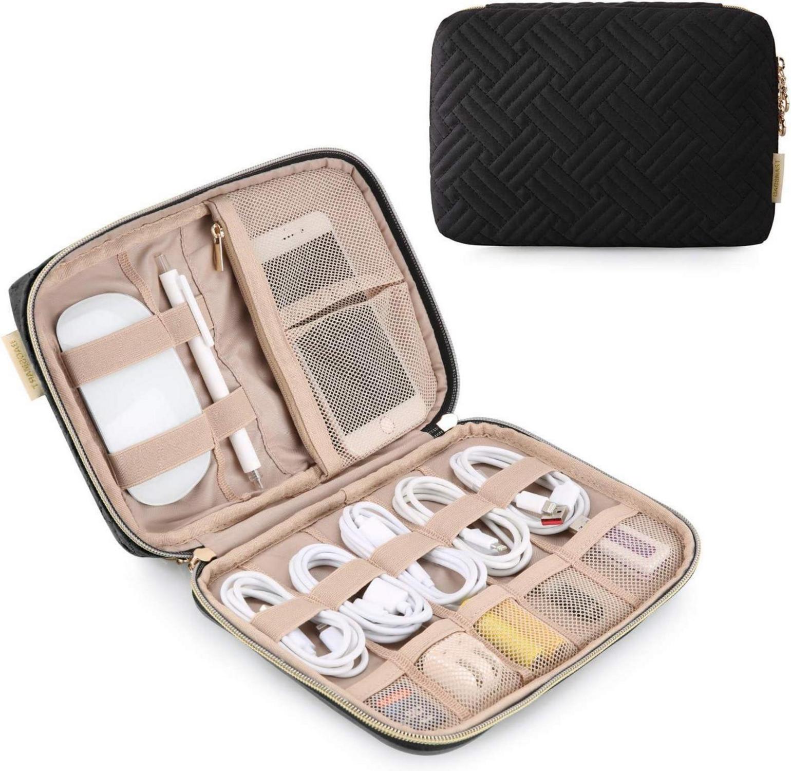 Elektronische Reise-Organizer Tasche für Kabel, Power Bank, USB, SD