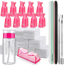 Nagellackentferner Werkzeuge Set mit