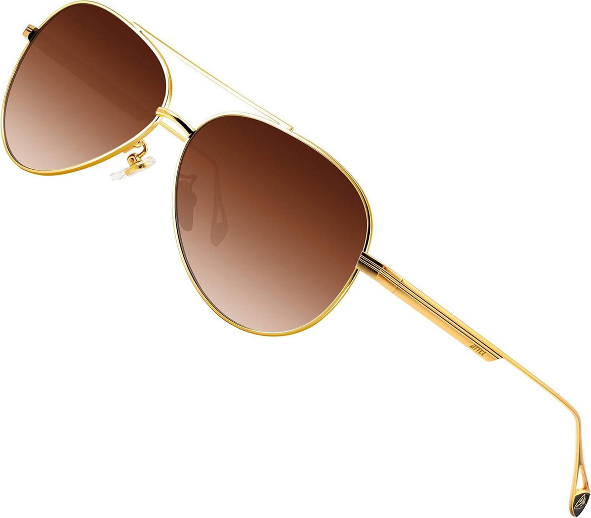 Polarisierte Vintage Fliegerbrille UV400 Pilotenbrille