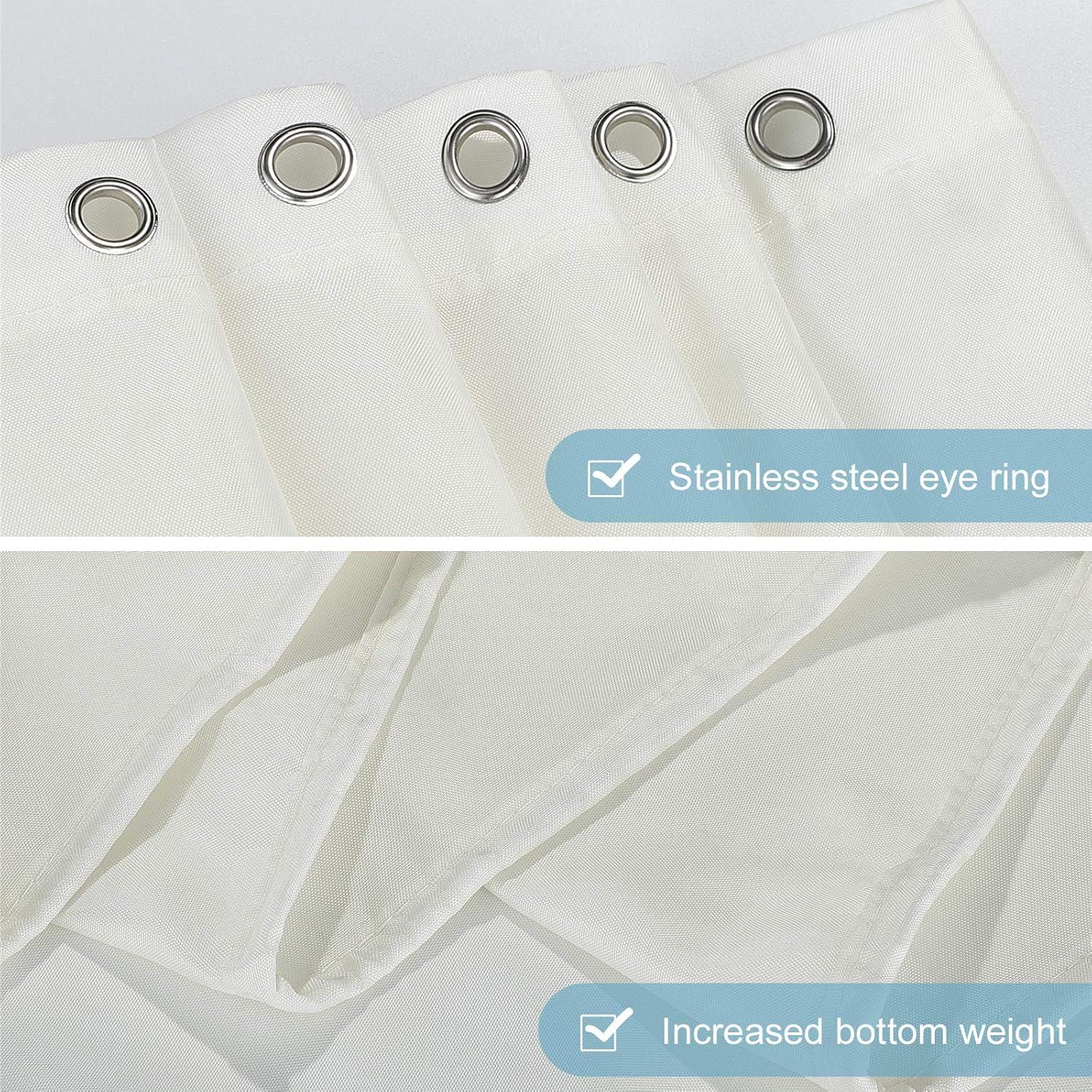 Duschvorhang Textil Polyester 120x180 Wasserabweisend