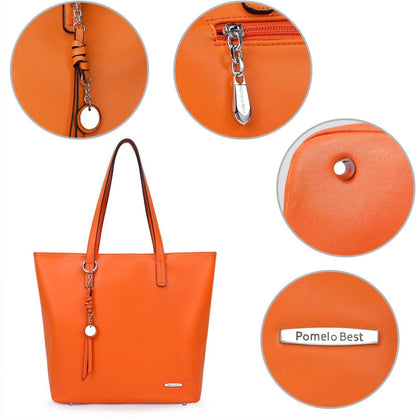 Elegante Damen Handtasche groß mit Patchwork-Design & sicherem