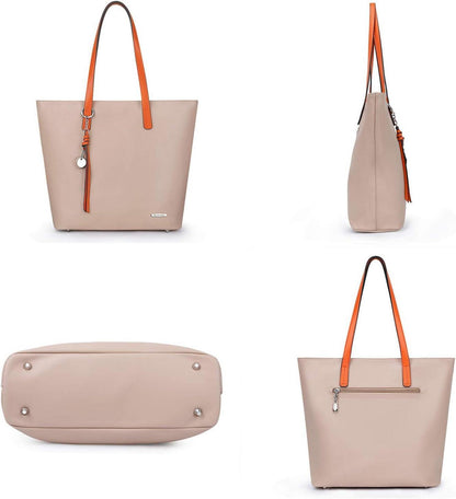 Pomelo Best Damen Handtasche Shopper Büro Schule Einkauf 13-Zoll Laptop