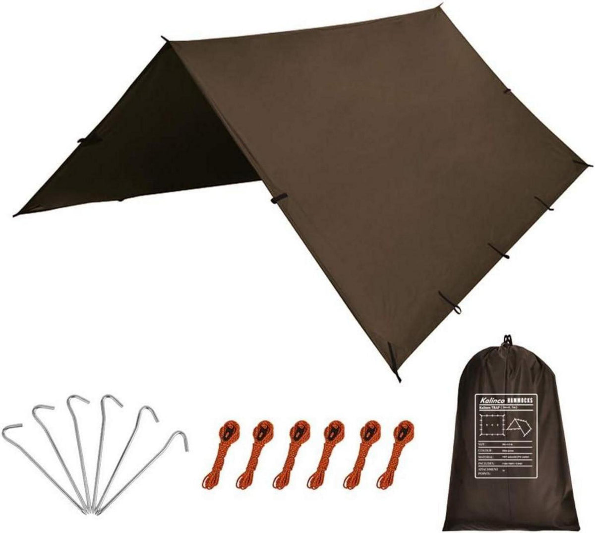 Zeltplane Tarp für Hängematte Regenschutz Sonnensegel Camping