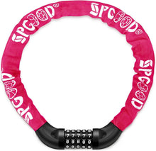 Fahrradschloss Zahlen Code Kombination Schloss Pink
