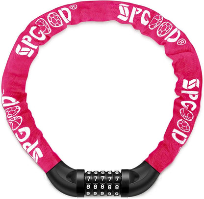 Fahrradschloss Zahlen Code Kombination Schloss Pink