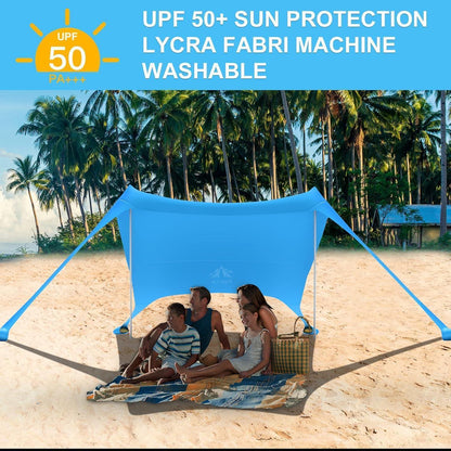 Strandzelt Lycra Schatten Zelt Strandmuschel Sonnensegel Sun
