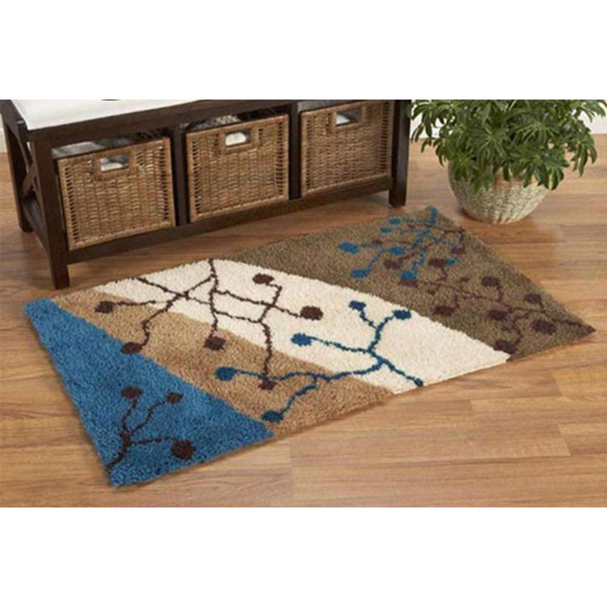Knüpf-Set Teppich Selber Machen - 60x40cm Latch Hook Kit