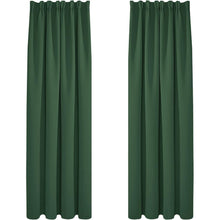 Verdunkelungsvorhänge Waldgrün 2er Set – 240x140 cm