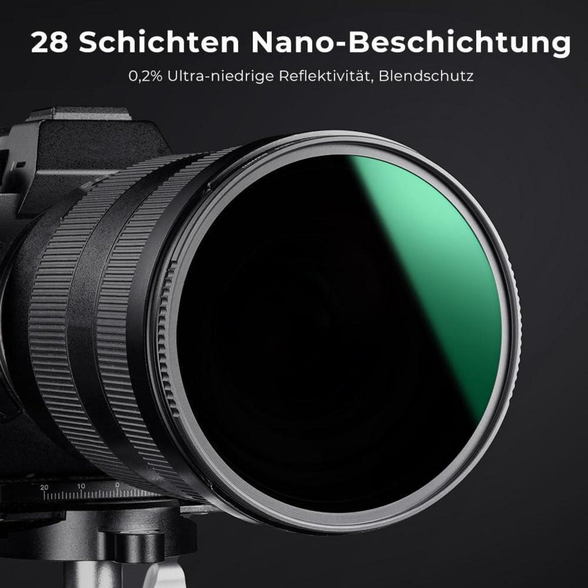86mm ND1000 Graufilter 10 Blendenstufen Slim