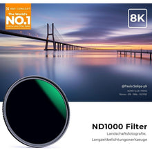 40,5mm ND1000 Graufilter Slim 10 Stop Neutral Glas Japan