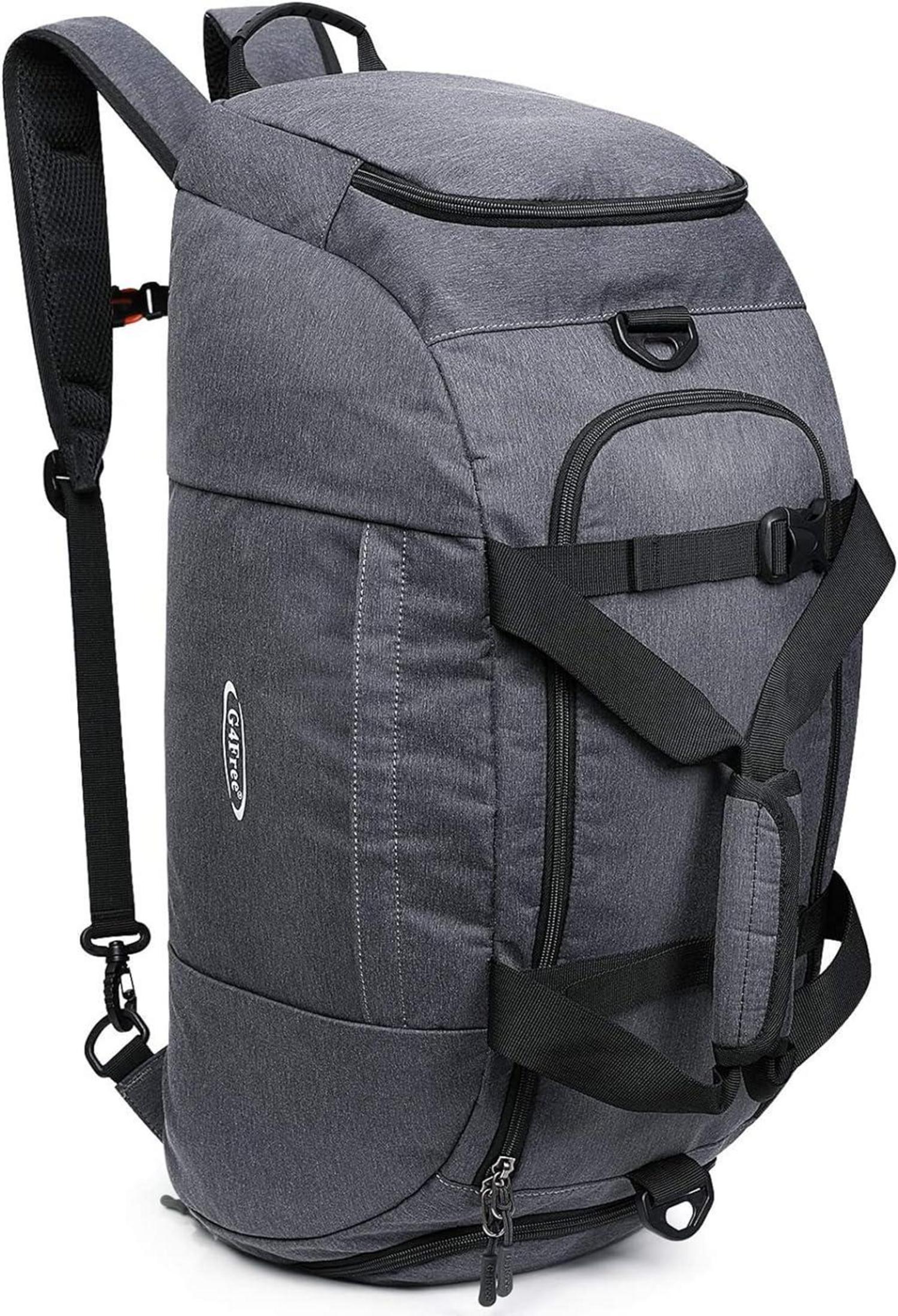 Faltbare 3-Wege-Reisetasche Sporttasche mit Schuhfach 40L