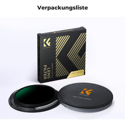 K&F Concept Nano-X 52mm ND1000 Graufilter Slim Neutral