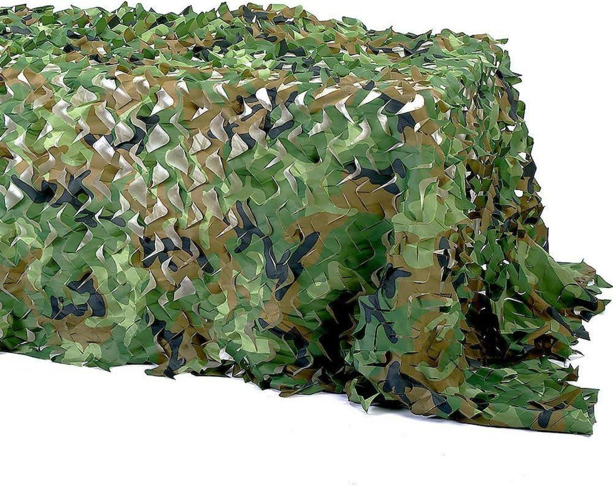 Camouflage Netz Tarnnetz für Camping Jagd Deko Militär Woodland 1.5