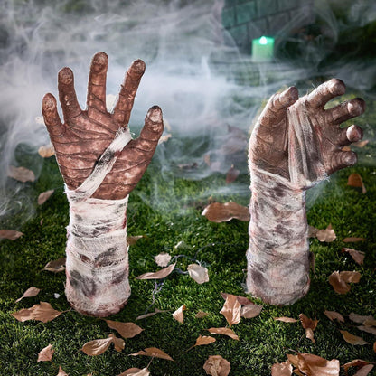 JOYIN Halloween Zombie-Arme Rasenpfähle Gruselige
