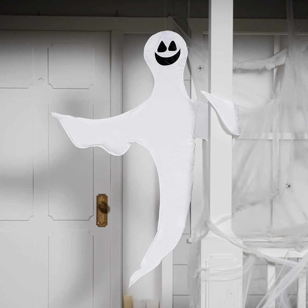 Halloween-Gespenst Baum-Deko, lächelndes Geister-Design für