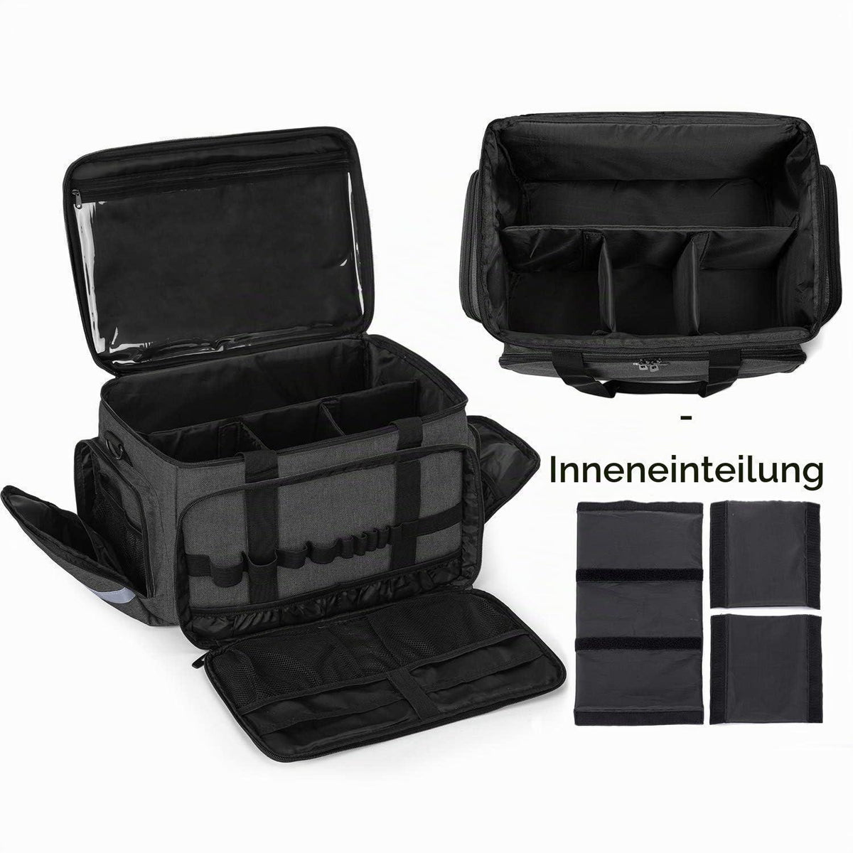 Tragbare Medizintasche für Erste Hilfe – Schwarz