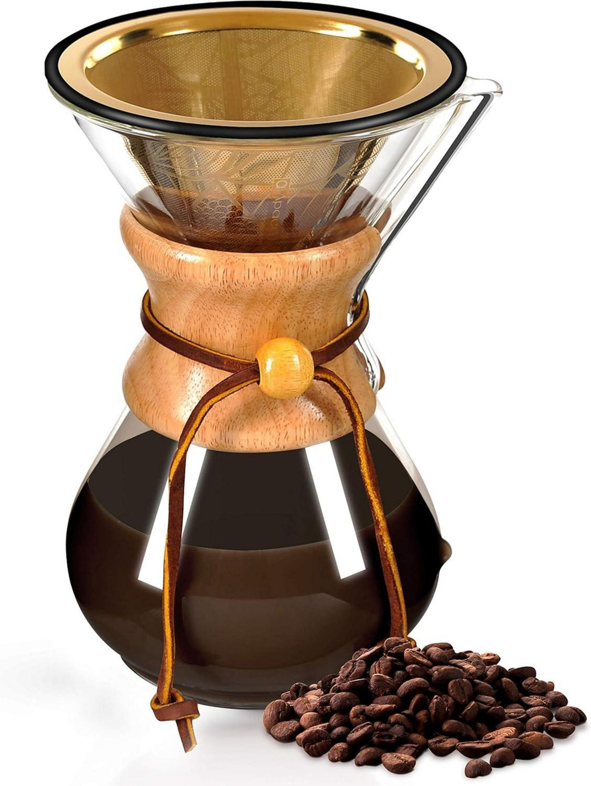 Edelstahl Kaffeefilter Chemex Hario Bodum Pour Over Metallbasis - Papierloser