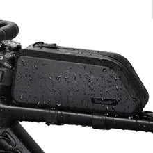Fahrradtasche Rahmentasche Wasserdicht Schwarz 1.5L