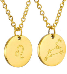 Sternzeichen Halskette Gold Löwe Horoskop Damen Geschenk
