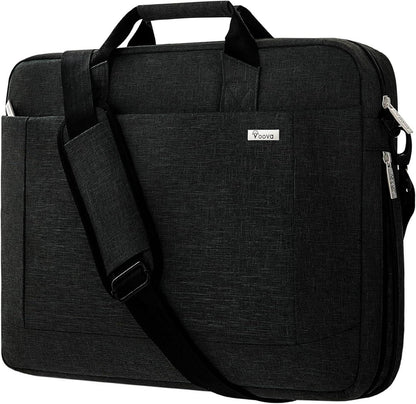 Große Laptoptasche für 17-17,4 Zoll Laptop, wasserdicht, Schwarz