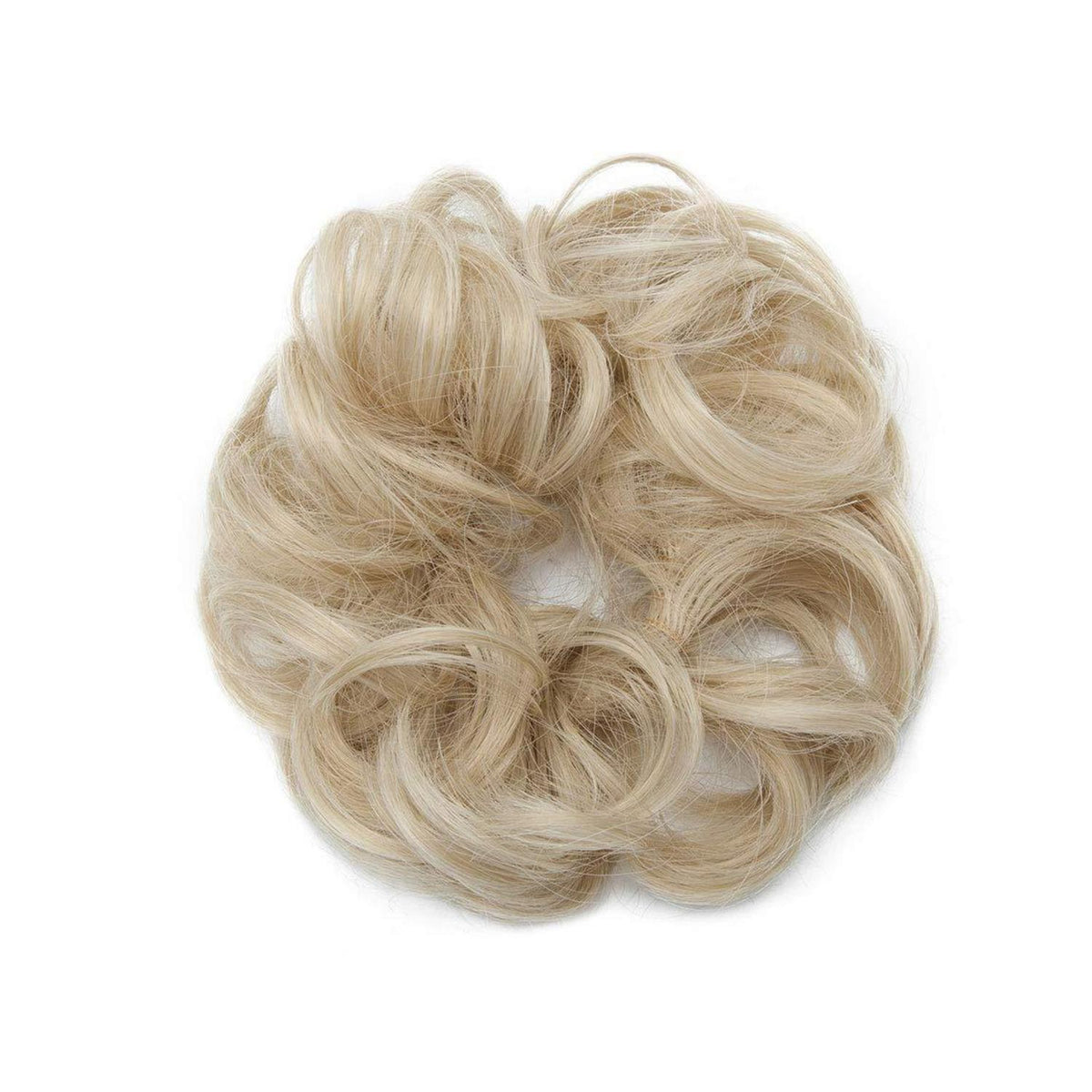 Voluminöses Haarverlängerung Haargummi Aschblond Mix