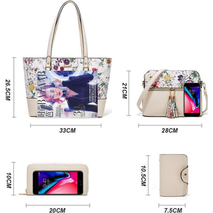 YTL Damen Handtasche Tote Schultertasche Umhängetasche