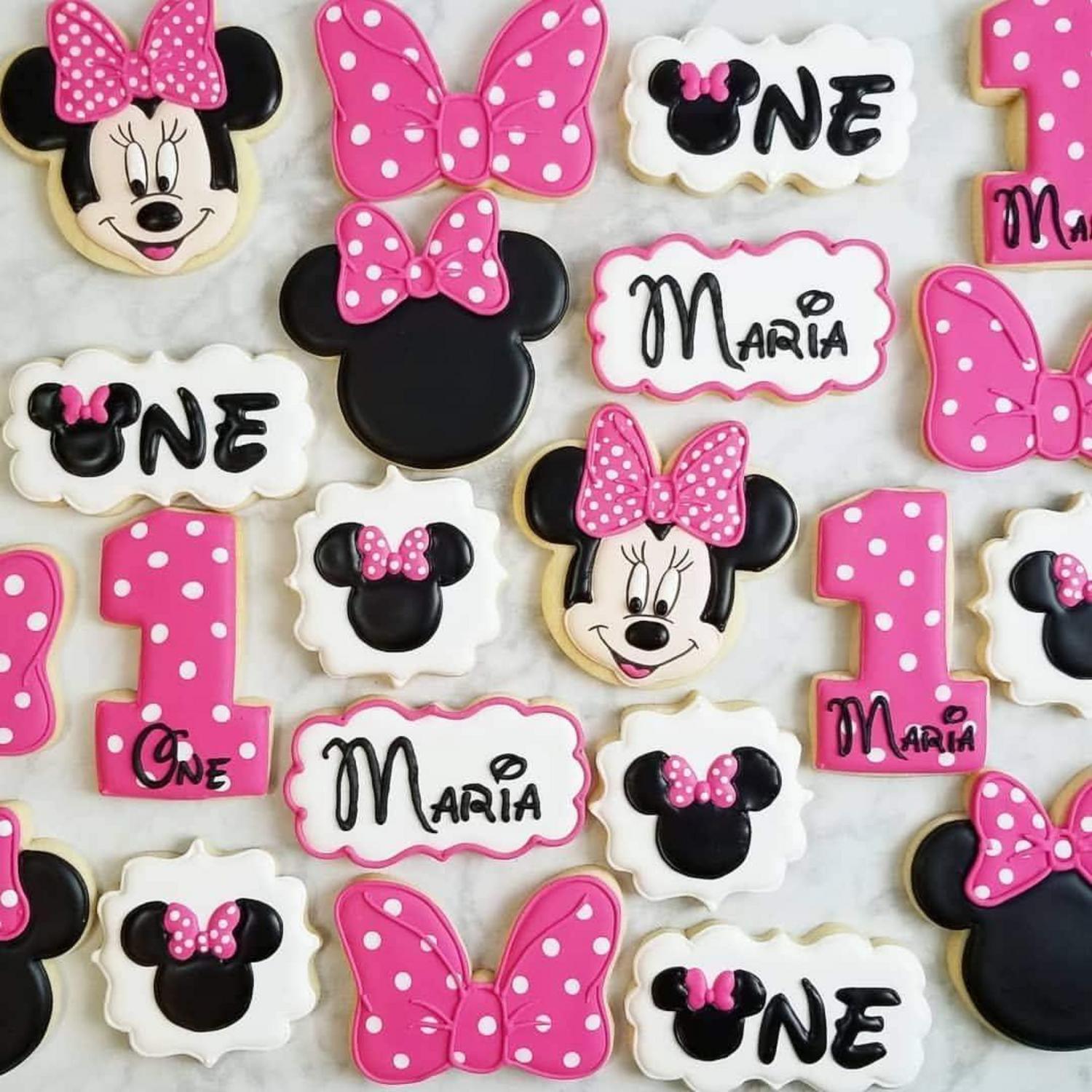 8-teiliges Micky und Minnie Maus Ausstecher Set für Kinder