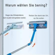 3-in-1 Teleskop Fensterwischer Set mit Verlängerungsstange