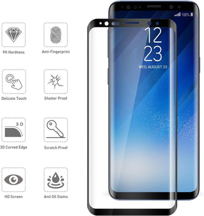 Schutzfolie Samsung Galaxy S8 [2 Stück] Displayschutzfolie